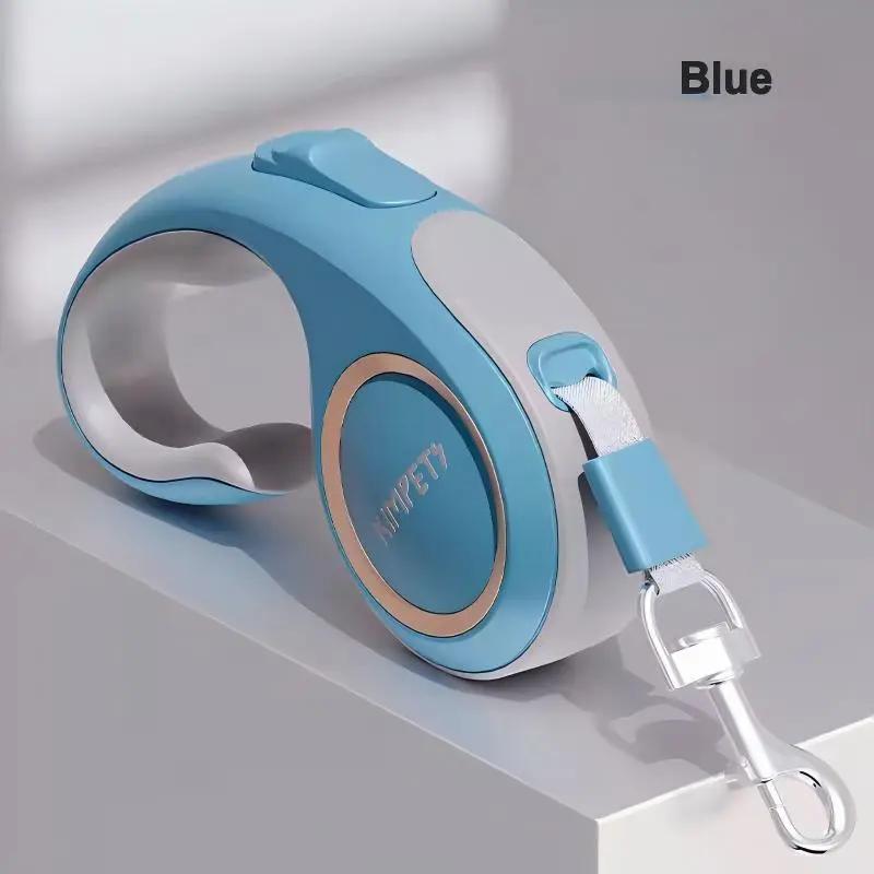 3M/5M Durable Retractable Dog Leash – Comfortable Grip – Suitable for Small and Large Pets KIMPETS